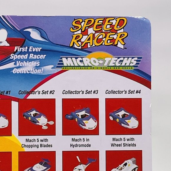 Speed Racer Micro Techs Set #4 Mach 5 Mobile 5 Cab Mobile 5 Trailer NEW - Picture 7 of 12